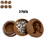 Grinder Wood 3 Parts 6 Stk.
