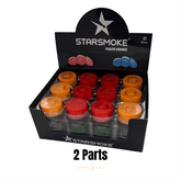STARSMOKE Grinder Plastic 40mm 2 Parts 48 Stk.