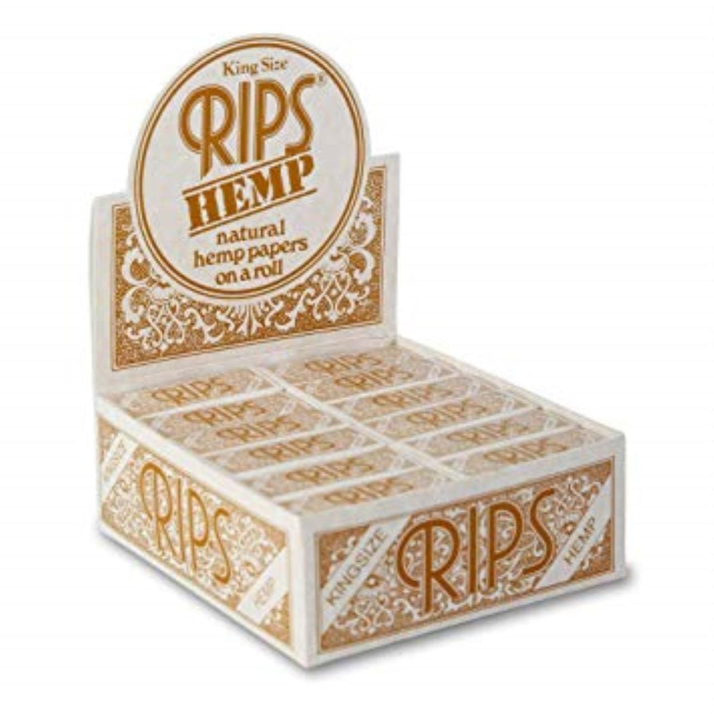 Rips Hemp King Size Rolls, 24 Rolls