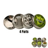 Grinder ''Cannabis'' 4 Parts 40mm 12 Stk.