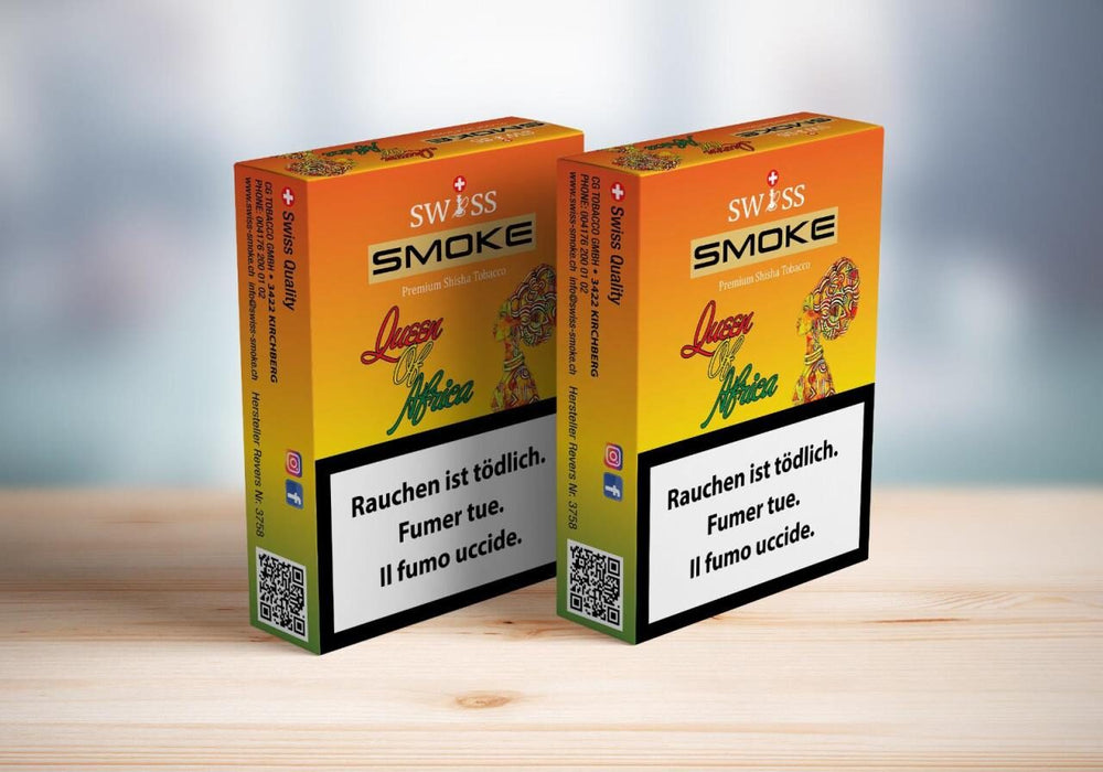 Swiss Smoke Shisha Tabak Queen Of Africa 10x50g
