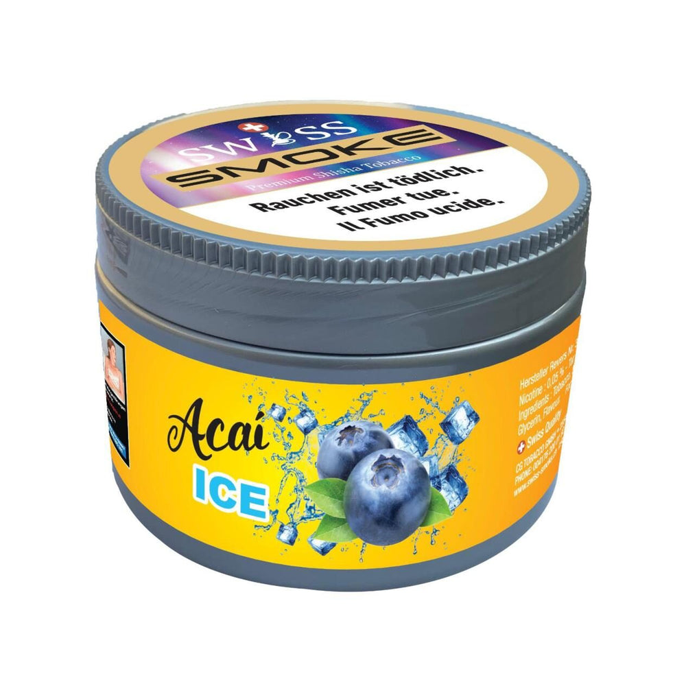 Swiss Smoke Shisha Tabak - Acai Ice 200g