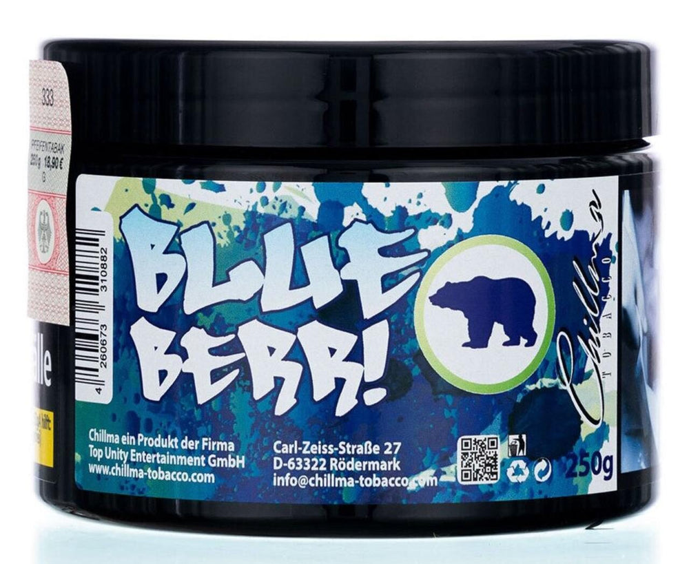 Chillma Shisha Tabak Blue Berr! 250g