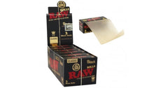 RAW Classic Black Rolls, 3m x 12 Rolls