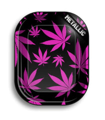 Rolling Tray, Pink Leafs 18 x 14cm