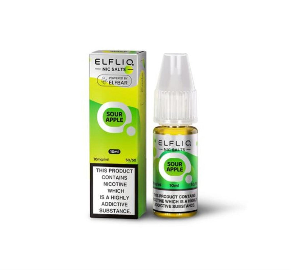 ELFBAR ELFLIQ - Sour Apple 20mg 10x10ml