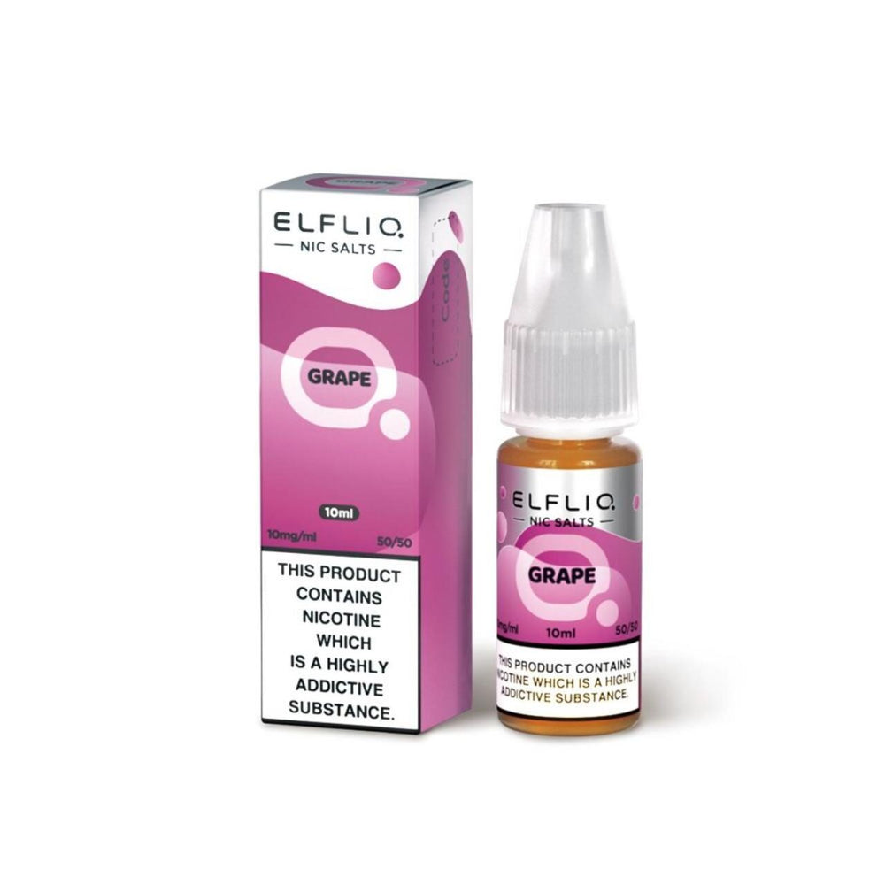 ELFBAR ELFLIQ - Grape 10mg 10x10ml