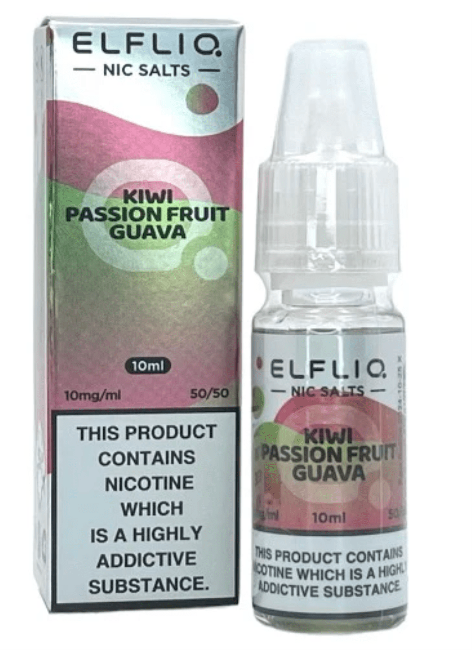 ELFBAR ELFLIQ - Kiwi Passion Fruit Guava 10mg 10x10ml