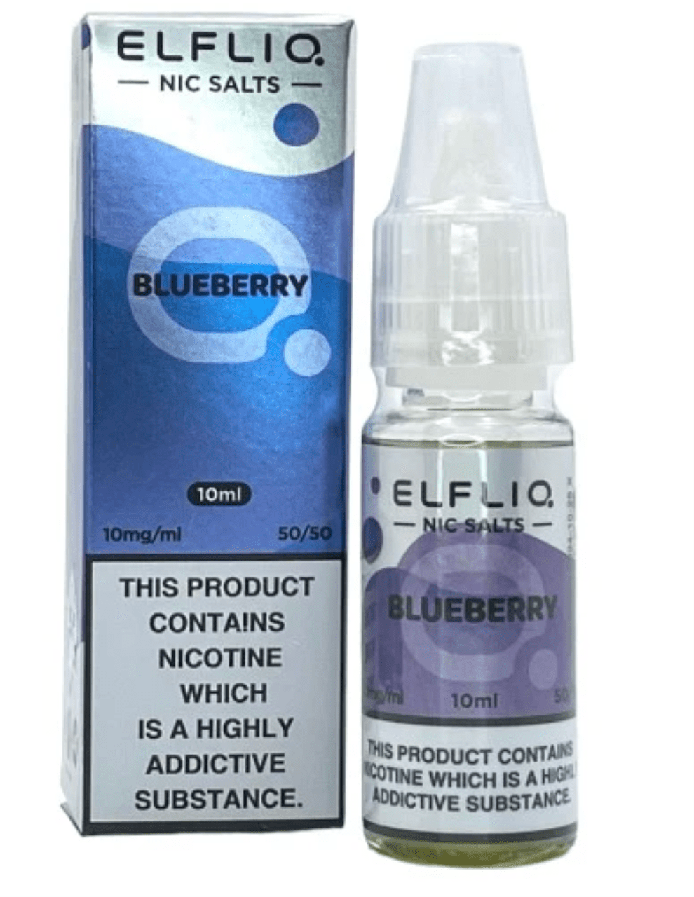 ELFBAR ELFLIQ - Blueberry 10mg 10x10ml
