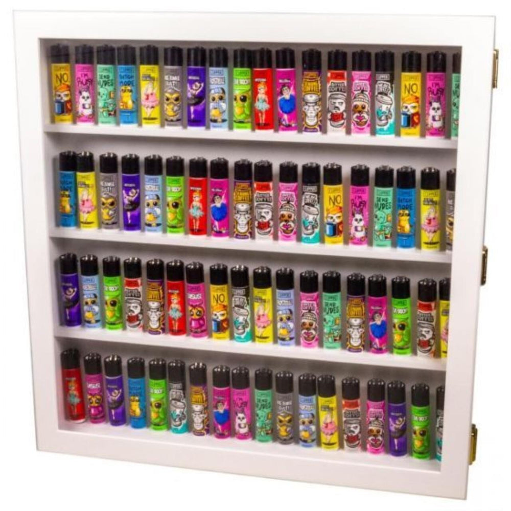 ClipperVitrine Leer 72-tlg.Weiss (42cm X 42cm)