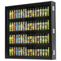 ClipperVitrine Leer 72-tlg.Schwarz (42cm X 42cm)