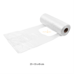 Knotenbeutel (HDPE) gerollt transparent – 8 x 250 Stück