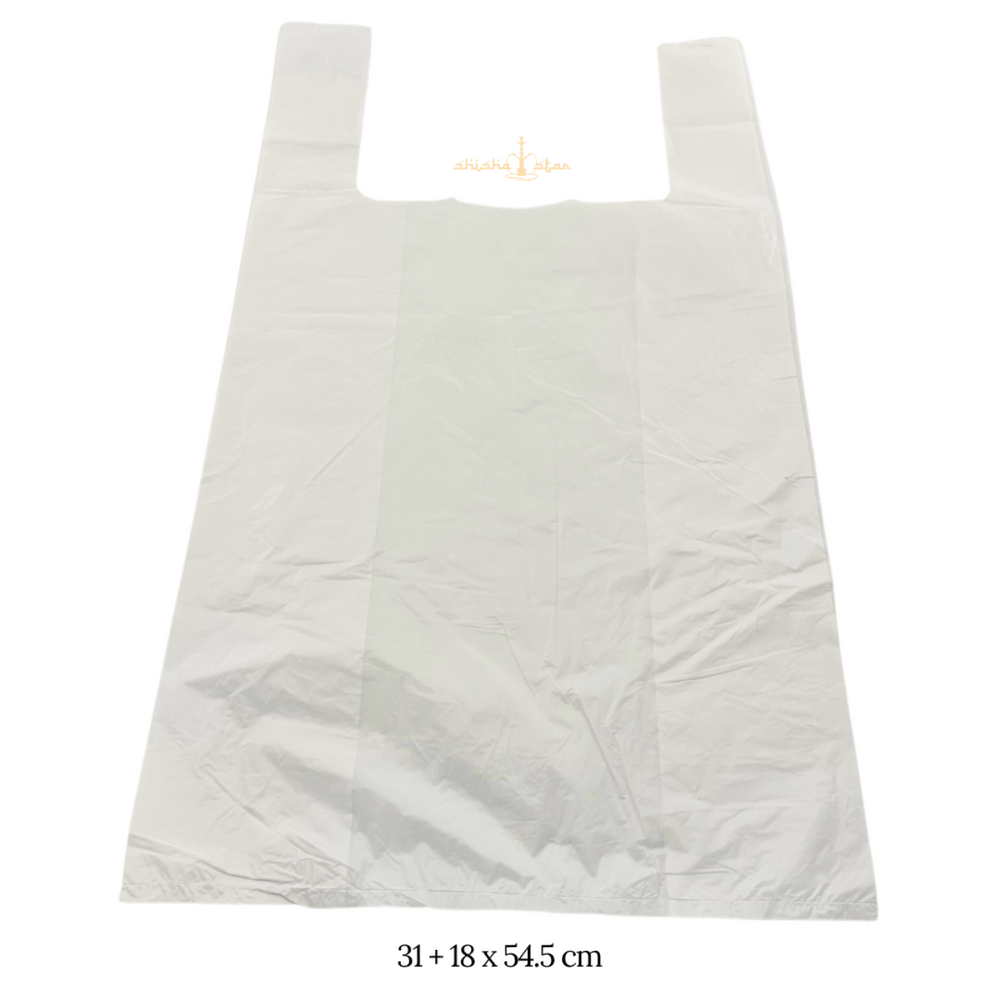 Tragetasche Shirt Weiss 31.5 x 18 x 54.5 cm 1000 Stück