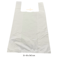 Tragetasche Shirt Weiss 31.5 x 18 x 54.5 cm 1000 Stück