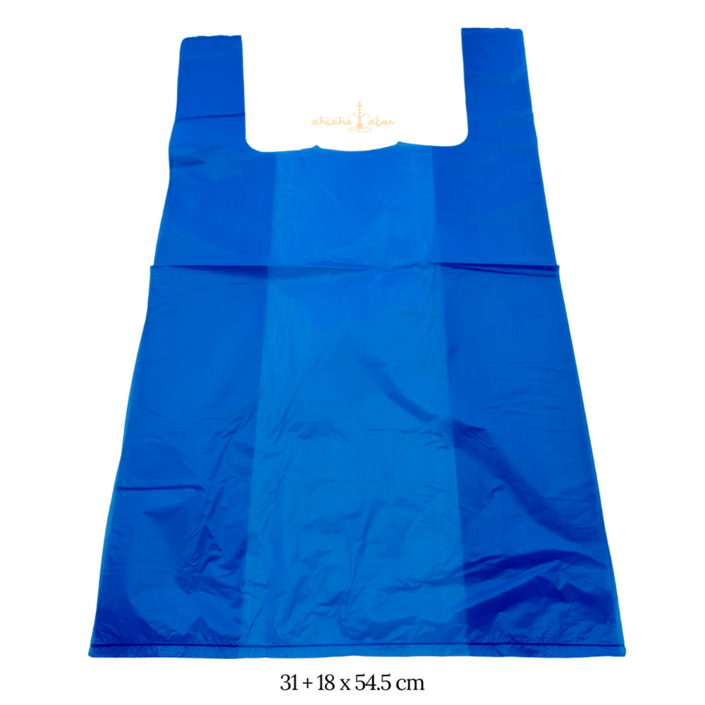 Tragetasche Shirt Blau 31.5 x 18 x 54.5 cm 1000 Stück