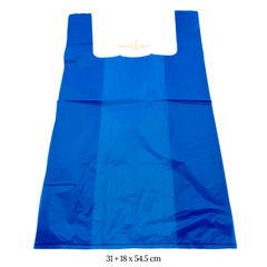 Tragetasche Shirt Blau 31.5 x 18 x 54.5 cm 1000 Stück