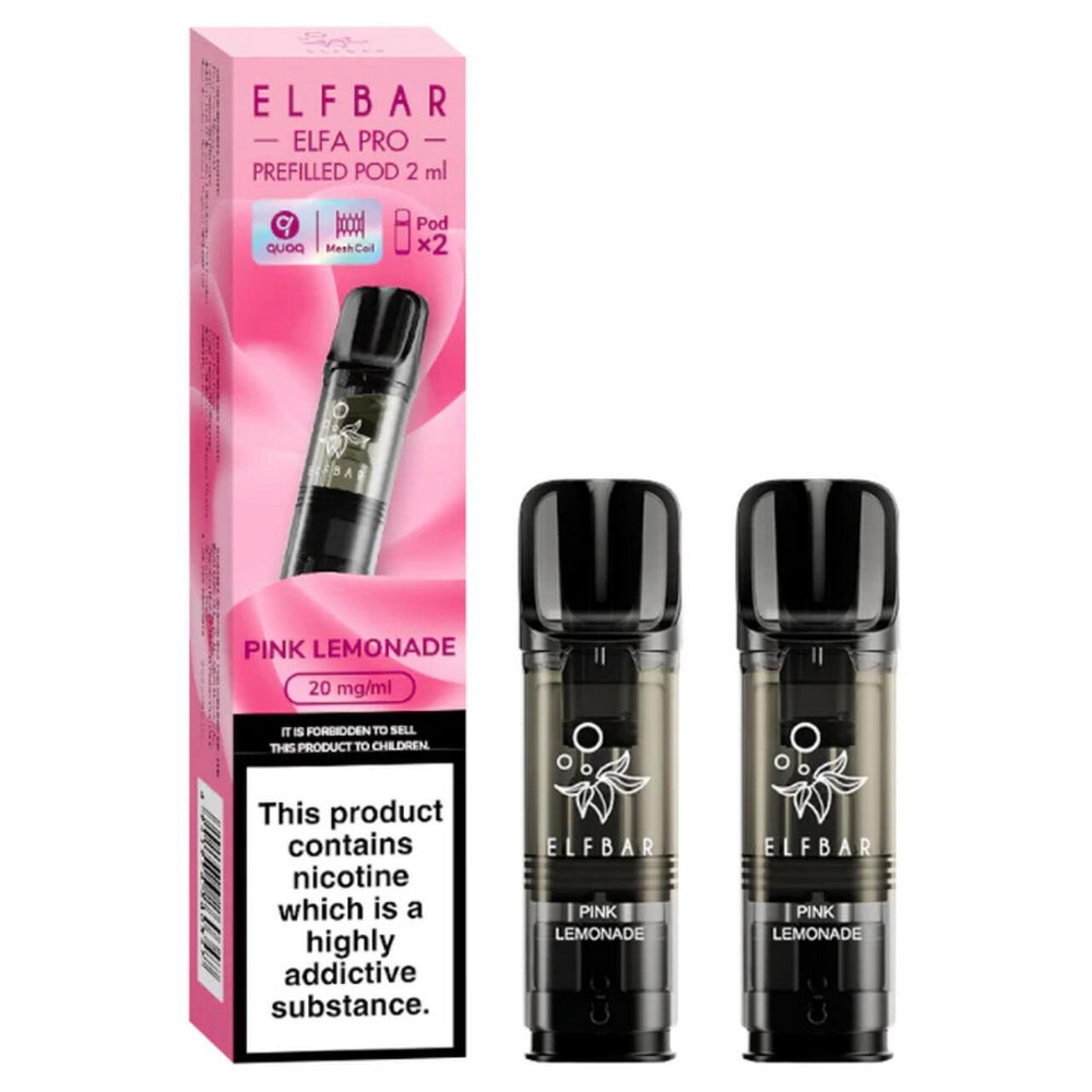 ELFBAR ELFA Kit Pro 2ml Pods 20mg - Pink Lemonade 10Stk