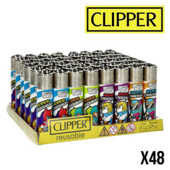 Clipper Feuerzeug Super Unicorns 48 Stk.