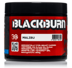 Blackburn Shisha Tabak - Malibu 200g