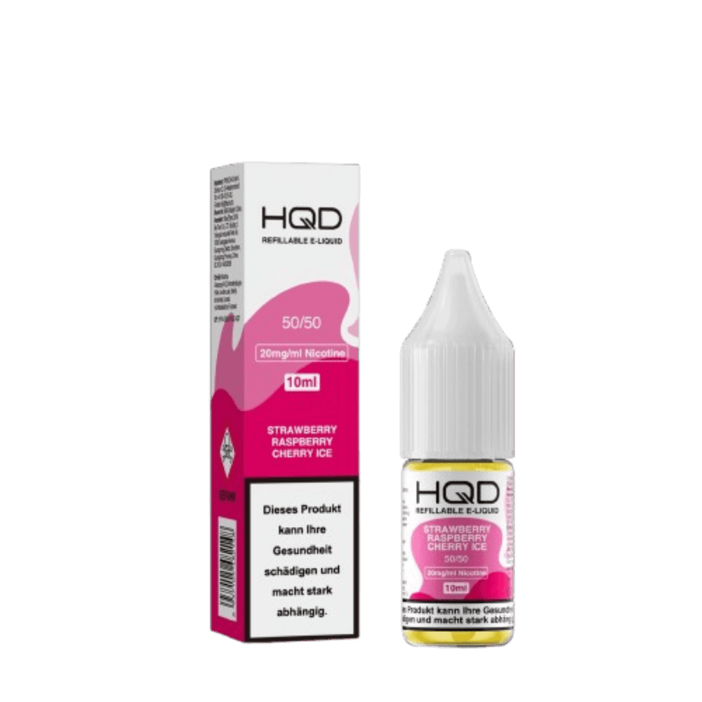 HQD Liquid - Strawberry Raspberry Cherry Ice 10 X 10ml.(Nikotinsalz 20mg)