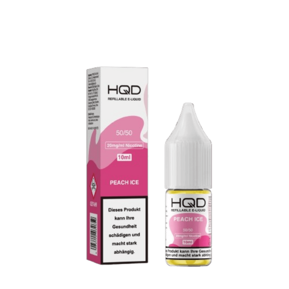 HQD Liquid - Peach Ice 10 X 10ml.(Nikotinsalz 20mg)