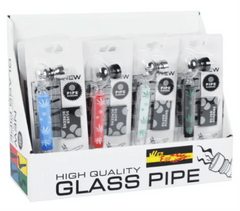 Wild Fire Weed Pipe Glas Kugel Weed inkl. Siebe 12Stk.