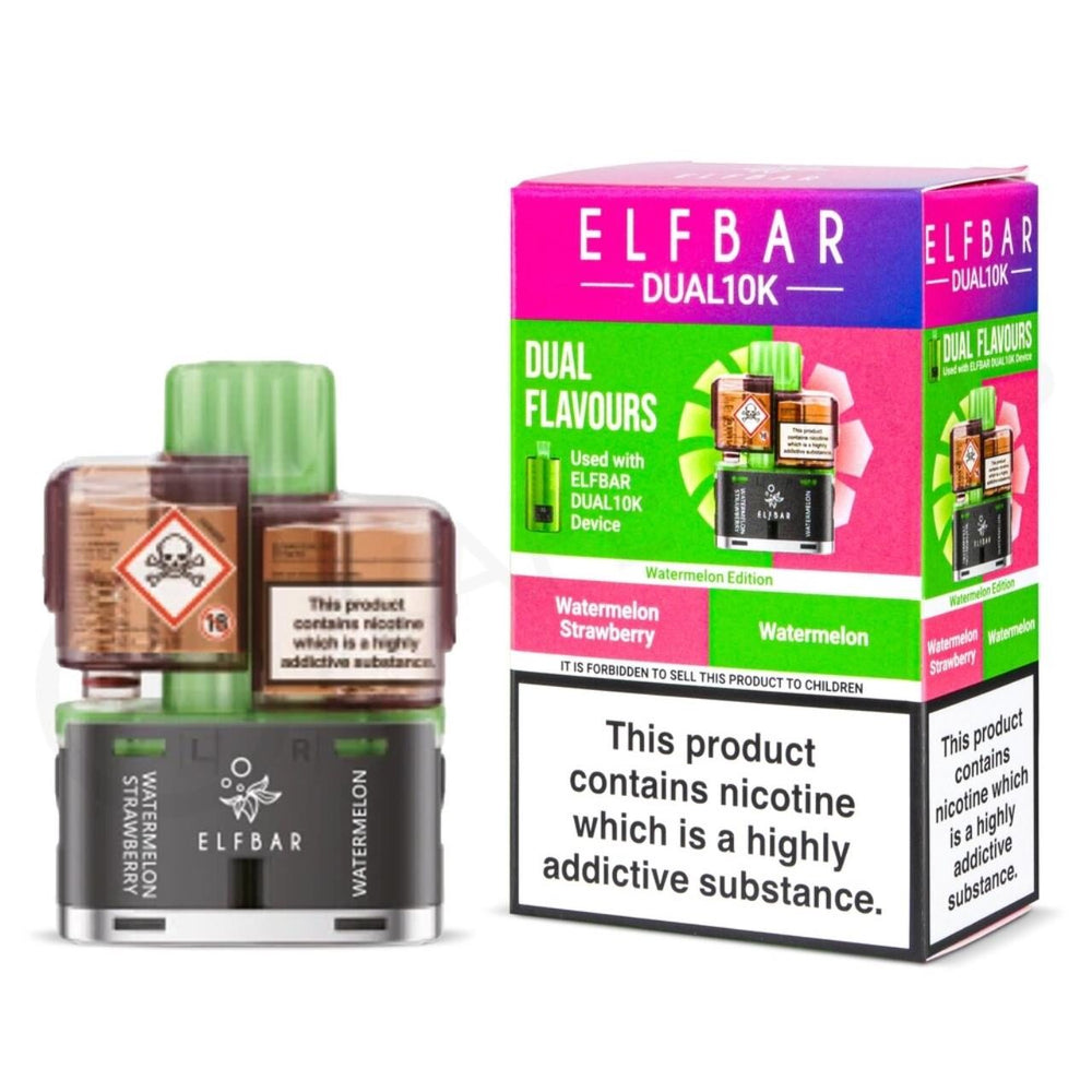ELFBAR Dual 10K Pod - Watermelon Edition