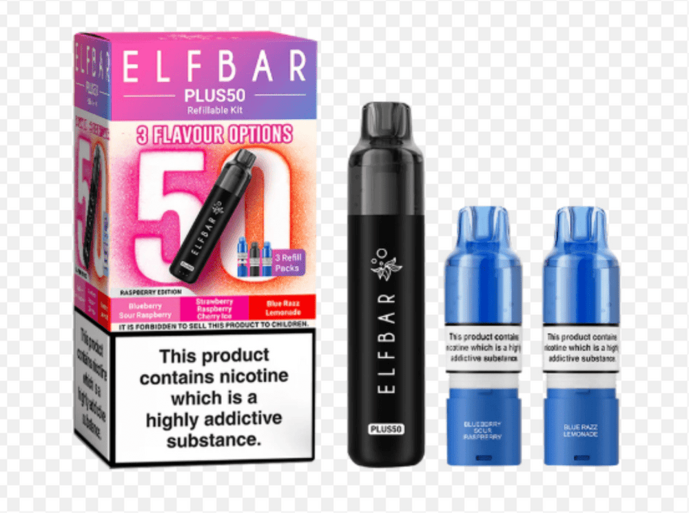 ELFBAR Plus50 Starter Kit - Raspberry Edition