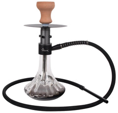 Shark Shisha Fatter Schwarz 34,5cm 1 Anschl.