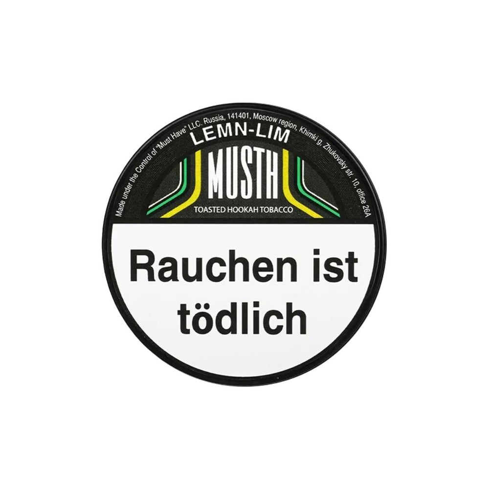 MUSTH Shisha Tabak - Lemn- Lim 100g