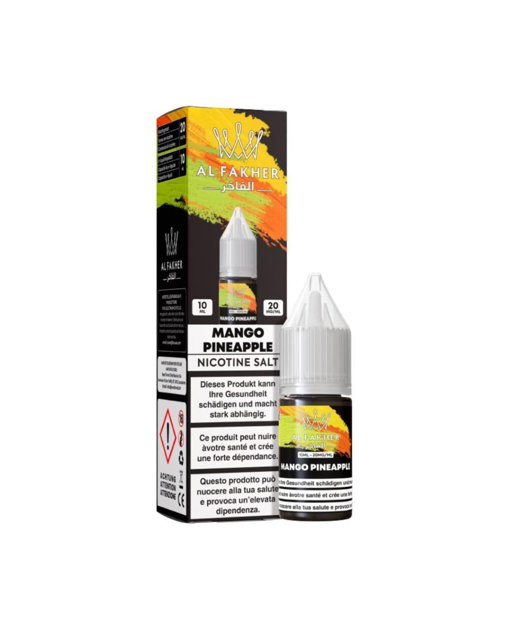 Al Fakher Liquid - Mango Pineapple 10ml (Nikotinsatz 20mg)