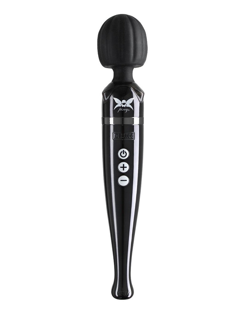 Pixey Deluxe Rechargeable Wand - Schwarz