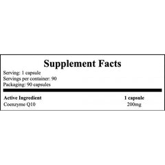 CoQ10 200mg - 90caps.