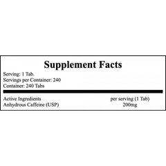 Core Caffeine - 240tabs. x12