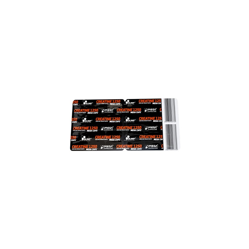 Creatine 1250 Mega Caps - 30caps. (Blisterverpackung)