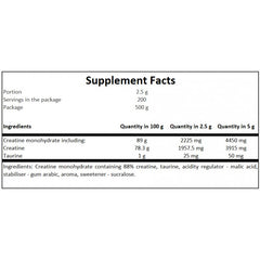 Creatine - Green Apple Sorbet - 500g + 100g FREE