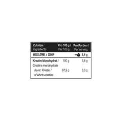 Creatine Micronized 500 g Unflavored