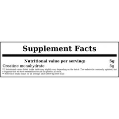 Creatine Micronized Animal - 500g - Unflavored