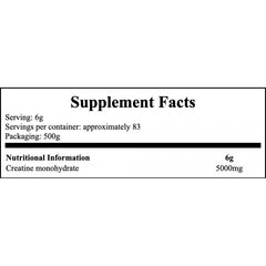 Creatine Powder - 500g - Lemon x6