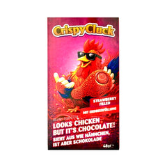 CrispyCluck Chicken Wings Schokolade - Strawberry 48g