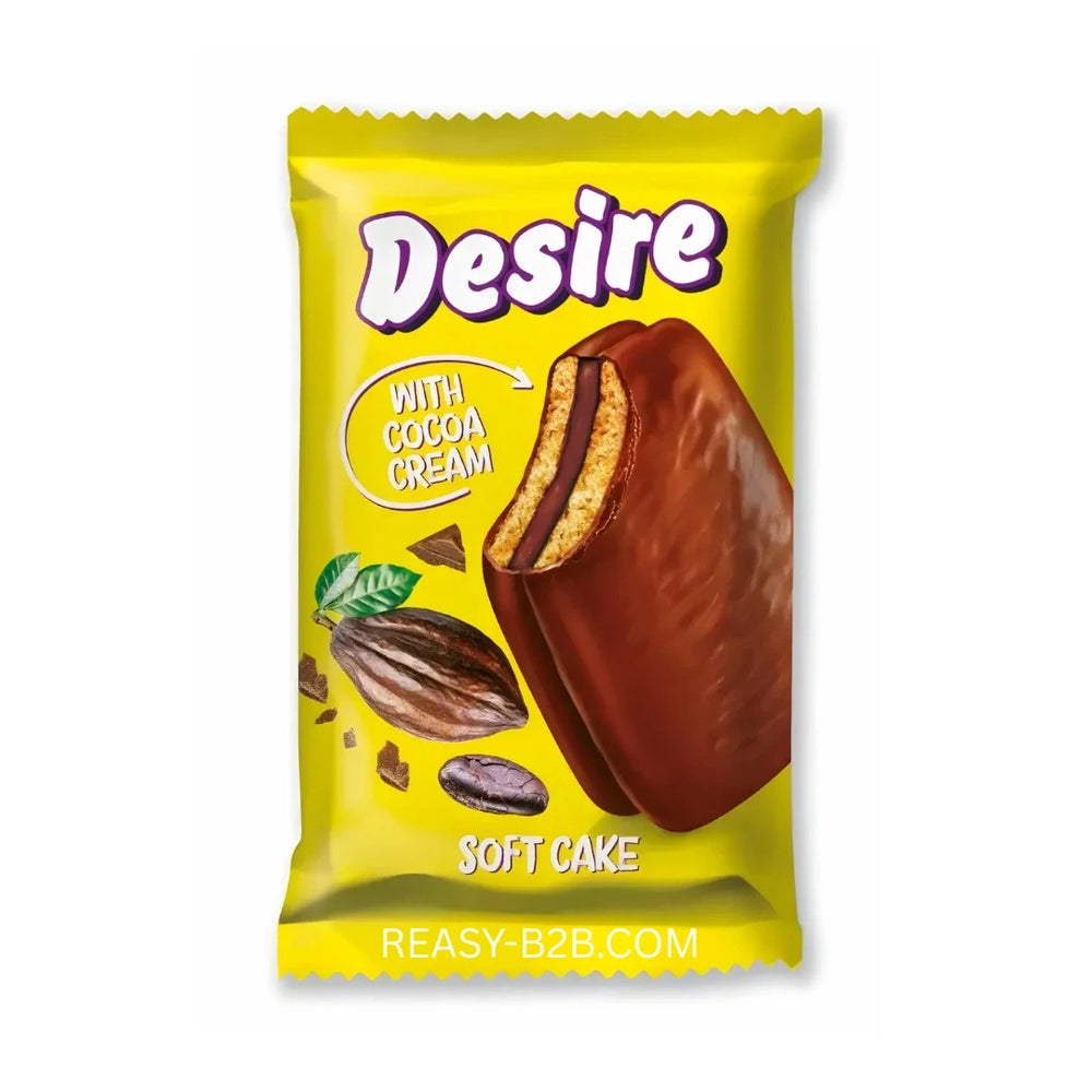 Desire Soft Cake - Cocoa Cream (Yellow) 50g