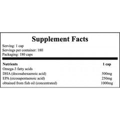 DHA 500mg - 180softgels x12