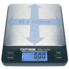 Dipse - Digitalwaage - TP-500 - 500g/0.01g