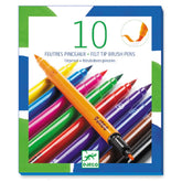 Djeco 10 Filzpinsel classic