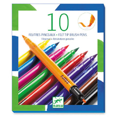 Djeco 10 Filzpinsel classic