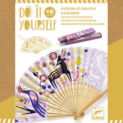 Djeco DIY - Fächer & Etui zum ausmalen