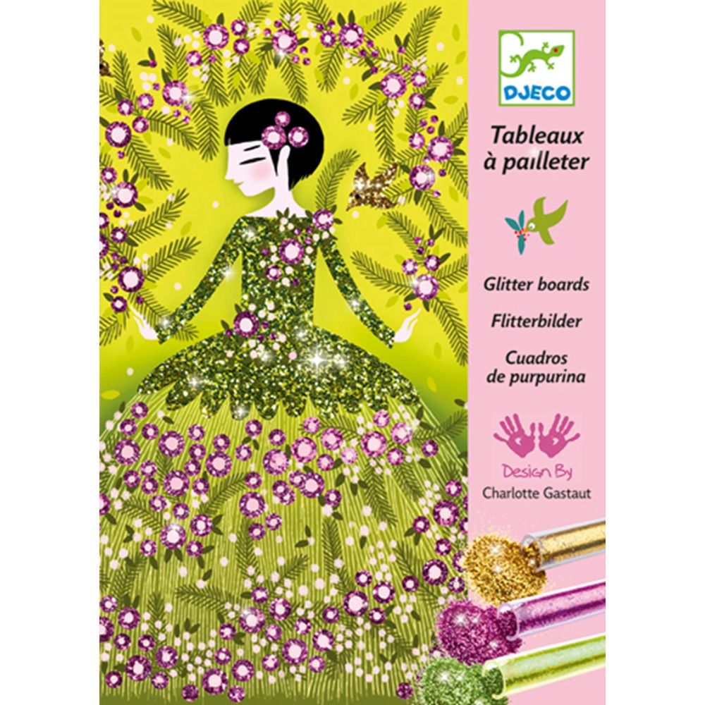 Djeco Flitterbilder Glitzerkleid