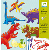 Djeco Hampelmänner zum Ausmalen Dinos