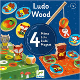 Djeco Magnetspiel Ludo Wood
