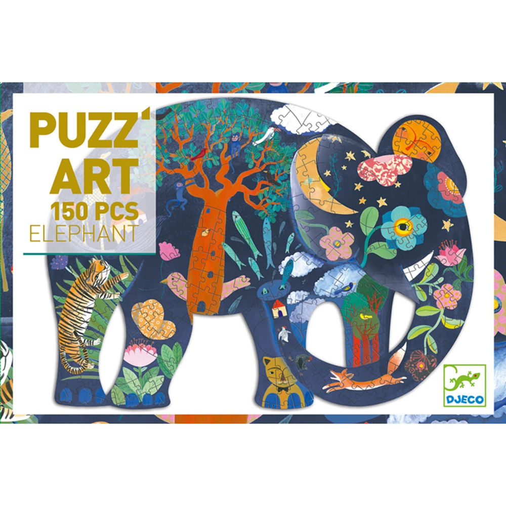 Djeco Puzz Art Elefant, 150 Teile